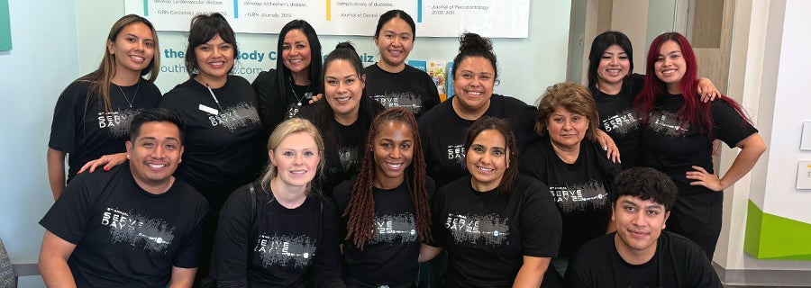 PDS Health volunteers celebrating together